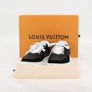 LOUIS VUITTON LV Stadium Sneakers Monogram Black 1ACUJ7 LV Auth BA4249M-12