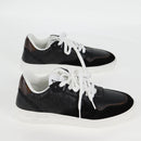 LOUIS VUITTON LV Stadium Sneakers Monogram Black 1ACUJ7 LV Auth BA4249M-3