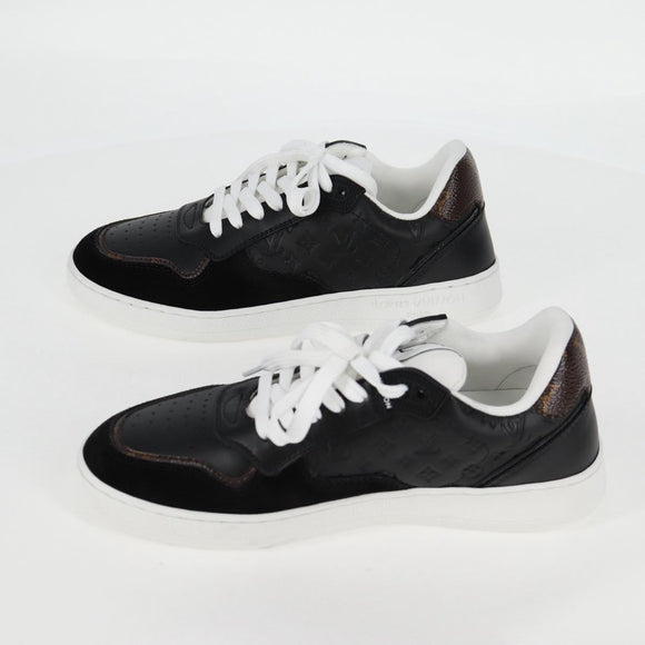 LOUIS VUITTON LV Stadium Sneakers Monogram Black 1ACUJ7 LV Auth BA4249M