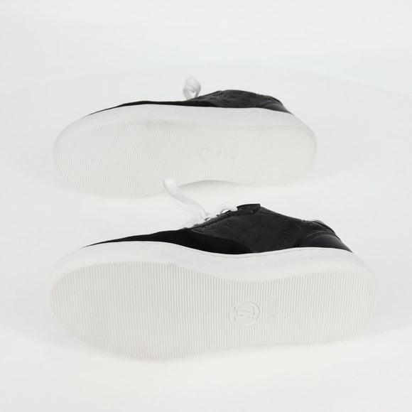 LOUIS VUITTON LV Stadium Sneakers Monogram Black 1ACUJ7 LV Auth BA4249M