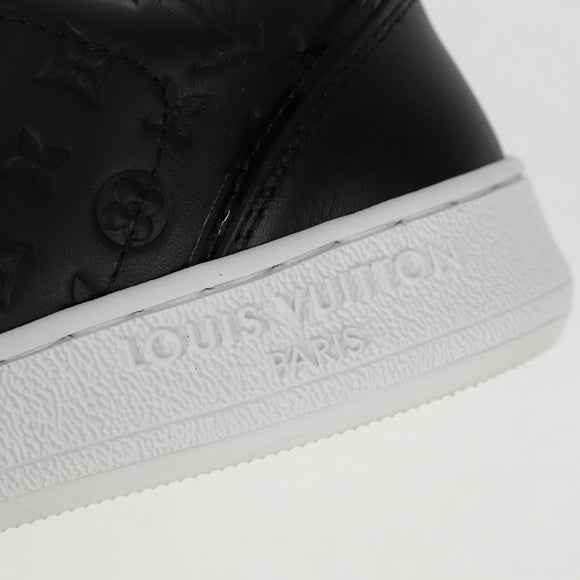 LOUIS VUITTON LV Stadium Sneakers Monogram Black 1ACUJ7 LV Auth BA4249M