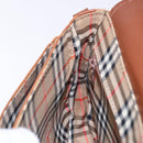 Burberrys Shoulder Bag Leather Brown Gold Auth BA4256-19