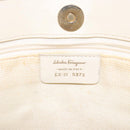 Salvatore Ferragamo Gancini Tote Bag Canvas Pink Gold Auth BA4257-12