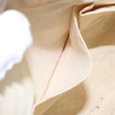 Salvatore Ferragamo Gancini Tote Bag Canvas Pink Gold Auth BA4257-20
