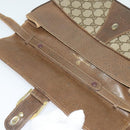 GUCCI GG Supreme Shoulder Bag PVC Beige Gold Auth BA4262-10