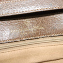 GUCCI GG Supreme Shoulder Bag PVC Beige Gold Auth BA4262-18