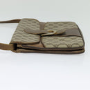 GUCCI GG Supreme Shoulder Bag PVC Beige Gold Auth BA4262-3