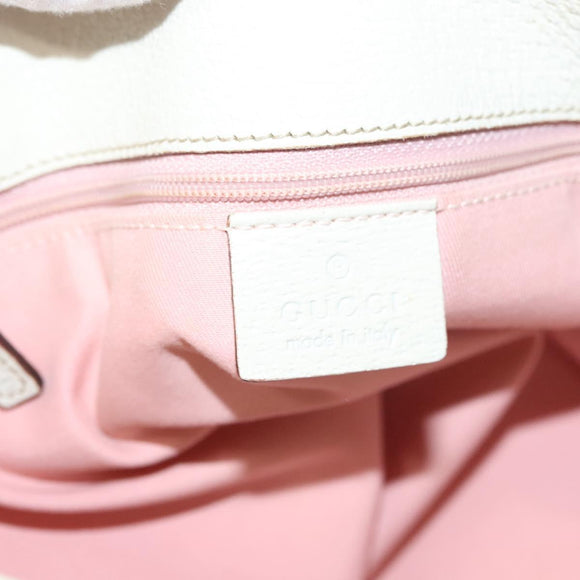 GUCCI GG Canvas Tote Bag Pink Gold 120836 Auth BA4263
