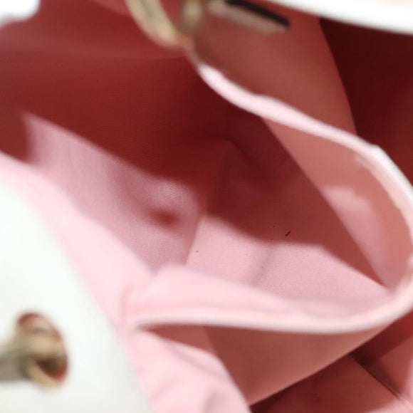 GUCCI GG Canvas Tote Bag Pink Gold 120836 Auth BA4263