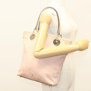 GUCCI GG Canvas Tote Bag Pink Gold 120836 Auth BA4263-21