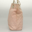 GUCCI GG Canvas Tote Bag Pink Gold 120836 Auth BA4263-4