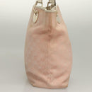GUCCI GG Canvas Tote Bag Pink Gold 120836 Auth BA4263-5