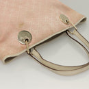 GUCCI GG Canvas Tote Bag Pink Gold 120836 Auth BA4263-6