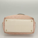 GUCCI GG Canvas Tote Bag Pink Gold 120836 Auth BA4263-9