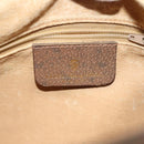 GUCCI GG Supreme Web Sherry Line Bag PVC Beige Gold 378 02 005 Auth BA4264-9