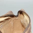 GUCCI GG Supreme Web Sherry Line Bag PVC Beige Gold 378 02 005 Auth BA4264-18