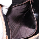 CELINE Macadam Canvas Shoulder Bag PVC Beige Gold Auth BA4269-23