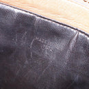 CELINE Macadam Canvas Shoulder Bag PVC Beige Gold Auth BA4269-12