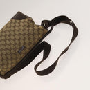 GUCCI GG Canvas Micro GG Supreme Shoulder Bag PVC 2Set Beige Brown Auth BA4272-14