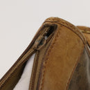 GUCCI GG Canvas Micro GG Supreme Shoulder Bag PVC 2Set Beige Brown Auth BA4272-9