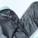 PRADA Hand Bag Nylon Khaki Silver Auth BA4277-21