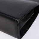 BALLY Shoulder Bag Leather Black Gold Auth BA4279-10