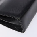 BALLY Shoulder Bag Leather Black Gold Auth BA4279-13