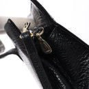 BALLY Shoulder Bag Leather Black Gold Auth BA4279-16