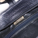 BALLY Shoulder Bag Leather Black Gold Auth BA4279-17