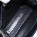 BALLY Shoulder Bag Leather Black Gold Auth BA4279-18