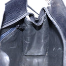 BALLY Shoulder Bag Leather Black Gold Auth BA4279-19