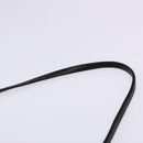 BALLY Shoulder Bag Leather Black Gold Auth BA4279-8