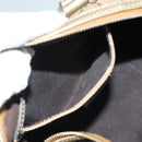 GUCCI GG Crystal Hand Bag Coated Canvas Brown Gold 193604 Auth BA4280-20