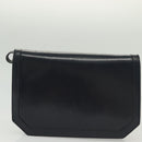 Salvatore Ferragamo Hand Bag Leather 2Set Beige Navy gold Auth BA4283-12