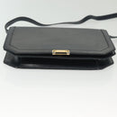 Salvatore Ferragamo Hand Bag Leather 2Set Beige Navy gold Auth BA4283-16