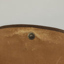 GUCCI GG Supreme Web Sherry Line Clutch Bag PVC Beige Gold 89 01 030 Auth BA4284-9