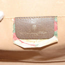 GUCCI GG Supreme Web Sherry Line Clutch Bag PVC Beige Gold 89 01 030 Auth BA4284-18