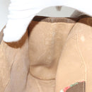 GUCCI GG Supreme Web Sherry Line Clutch Bag PVC Beige Gold 89 01 030 Auth BA4284-19