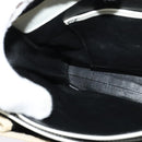 BALLY Shoulder Bag Canvas Beige Gold Auth BA4285-19