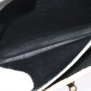 BALLY Shoulder Bag Canvas Beige Gold Auth BA4285-21