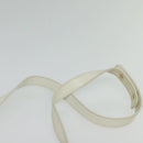 BALLY Shoulder Bag Canvas Beige Gold Auth BA4285-8