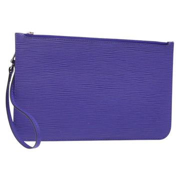 LOUIS VUITTON Epi Neverfull MM Pouch Fig LV Auth BA4289