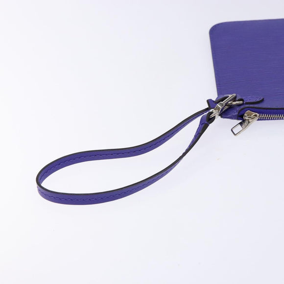 LOUIS VUITTON Epi Neverfull MM Pouch Fig LV Auth BA4289