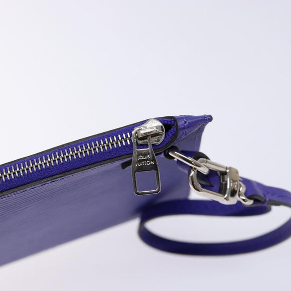 LOUIS VUITTON Epi Neverfull MM Pouch Fig LV Auth BA4289