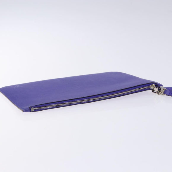 LOUIS VUITTON Epi Neverfull MM Pouch Fig LV Auth BA4289