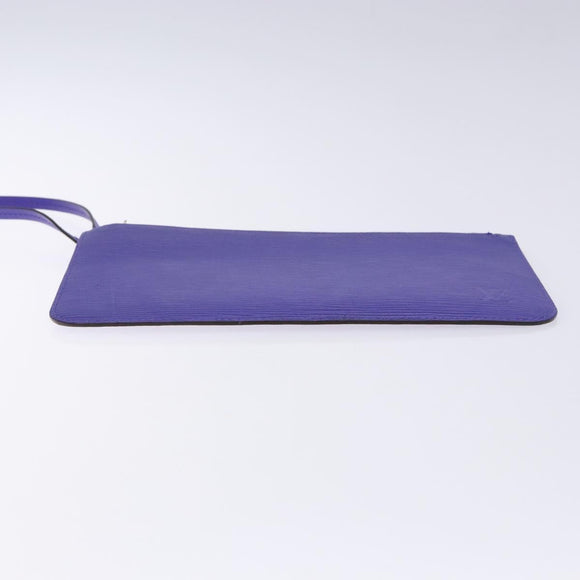 LOUIS VUITTON Epi Neverfull MM Pouch Fig LV Auth BA4289