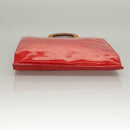 LOUIS VUITTON Monogram Vernis Stanton Tote Bag Red M91078 LV Auth BA4291-6