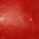 LOUIS VUITTON Monogram Vernis Stanton Tote Bag Red M91078 LV Auth BA4291-3