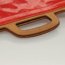 LOUIS VUITTON Monogram Vernis Stanton Tote Bag Red M91078 LV Auth BA4291-8
