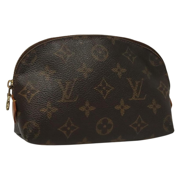 LOUIS VUITTON Monogram Pochette Cosmetic PM Pouch M43998 LV Auth BA4293